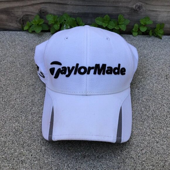 TAYLORMADE R11S Driver Hat Men's White Golf Cap Adjustable Mesh Embroidered​ - Picture 1 of 9